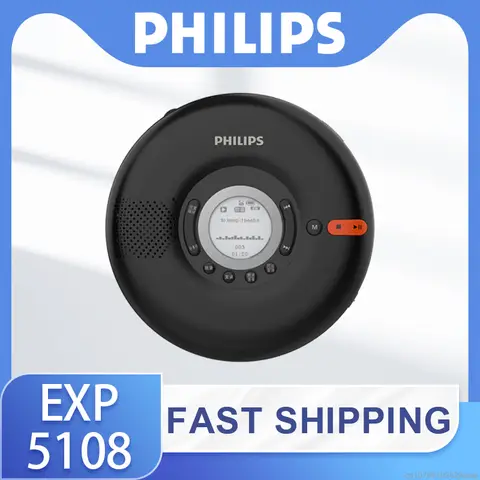 Philips Nuovo EXP5108 Mini Conveniente Lettore CD retrò Supporto CD/TF Wireless Bluetooth Home HiFi Stereo MP3 Disco Altoparlante Box