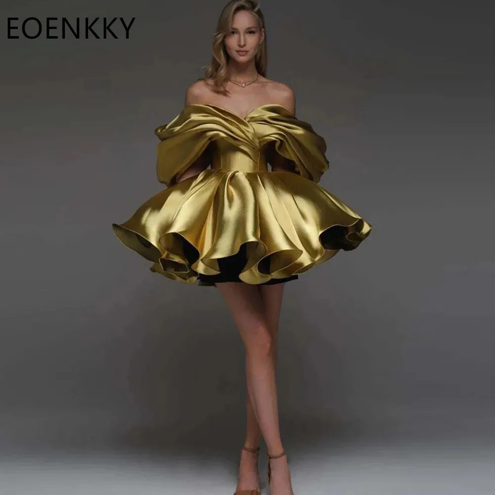 Off shoulder Evening Dresses Corset Back Mini Formal Occasion Party Dress A-Line Dresses For Special Events Cocktail Ball Dress
Off shoulder Evening Dresses Corset Back Mini Formal Occasion Party Dress A-Line Dresses For Special Events Cocktail Ball Dress