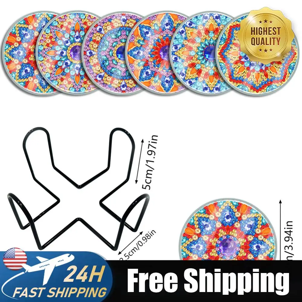 6pcs Diamond Dot Art Coasters Modern Animal Cartoon DIY Coaster Set Holiday Christmas Waterproof for Adults and Beginners
6pcs Diamond Dot Art Coasters Modern Animal Cartoon DIY Coaster Set Holiday Christmas Waterproof for Adults and Beginners