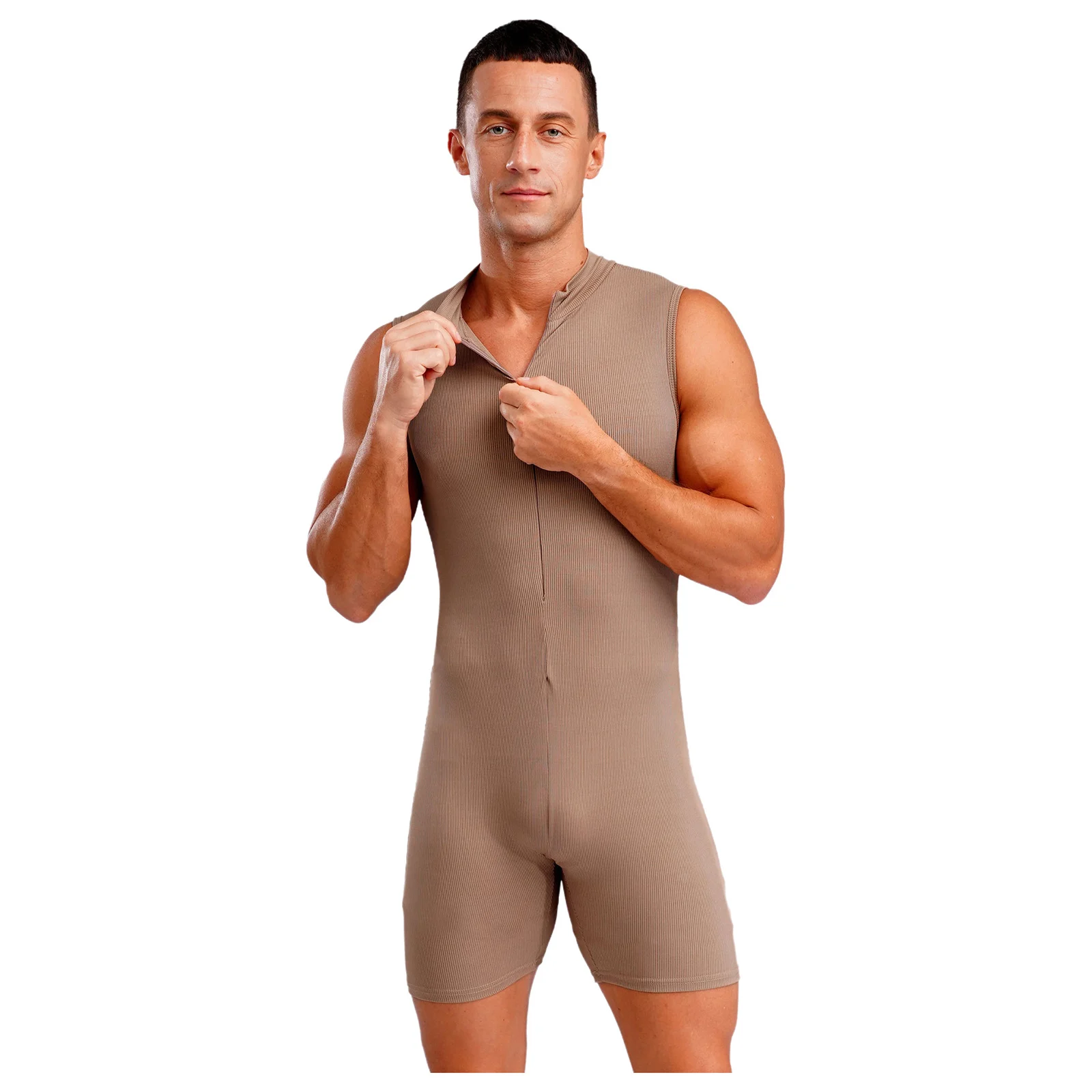 Ультрамягкая домашняя одежда, мужская пижама без рукавов Boyleg, боди, эластичная облегающая повседневная удобная одежда для сна, боди 
Ультрамягкая домашняя одежда, мужская пижама без рукавов Boyleg, боди, эластичная облегающая повседневная удобная одежда для сна, боди