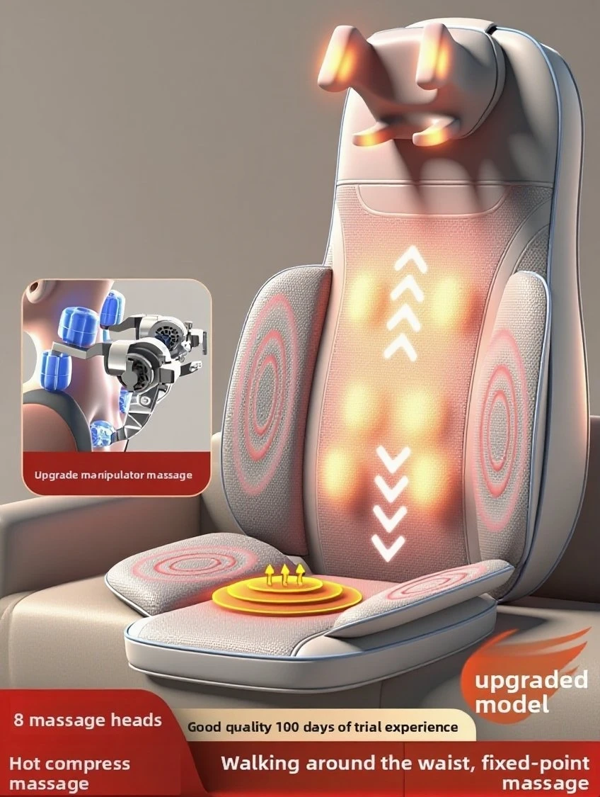 5 Vibrations Waist Hips Electric Back Massager Cervical Massage Chair Seat Cushion for Body Shiatsu Heated Kneading Relaxarion
5 Vibrations Waist Hips Electric Back Massager Cervical Massage Chair Seat Cushion for Body Shiatsu Heated Kneading Relaxarion