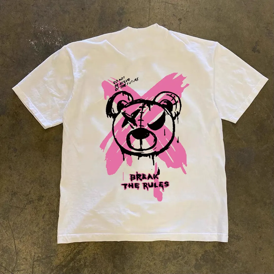 ManAndWomen Casual CottonTee ort Sve Vintagerican Sle PureCotton Summer LooseFit FaionTop ByMànYuèMěi
ManAndWomen Casual CottonTee ort Sve Vintagerican Sle PureCotton Summer LooseFit FaionTop ByMànYuèMěi