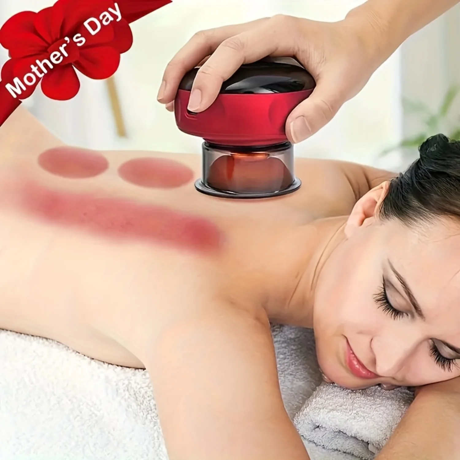 Portable Cupping Massager with Heating & Gua Sha - Therapeutic Body Relaxation for Spa - Hot Compress, Deep Muscle Pain Relief -
Portable Cupping Massager with Heating & Gua Sha - Therapeutic Body Relaxation for Spa - Hot Compress, Deep Muscle Pain Relief -