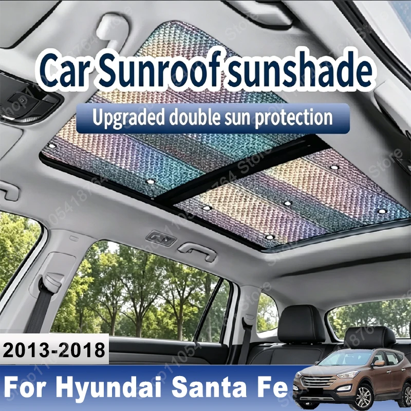 Auto Part For Hyundai Santa Fe DM 2013~2018 2015 2017 Car Sunroof Sunshade Heat Insulation Sun Protection Cooling Accessories
Auto Part For Hyundai Santa Fe DM 2013~2018 2015 2017 Car Sunroof Sunshade Heat Insulation Sun Protection Cooling Accessories
