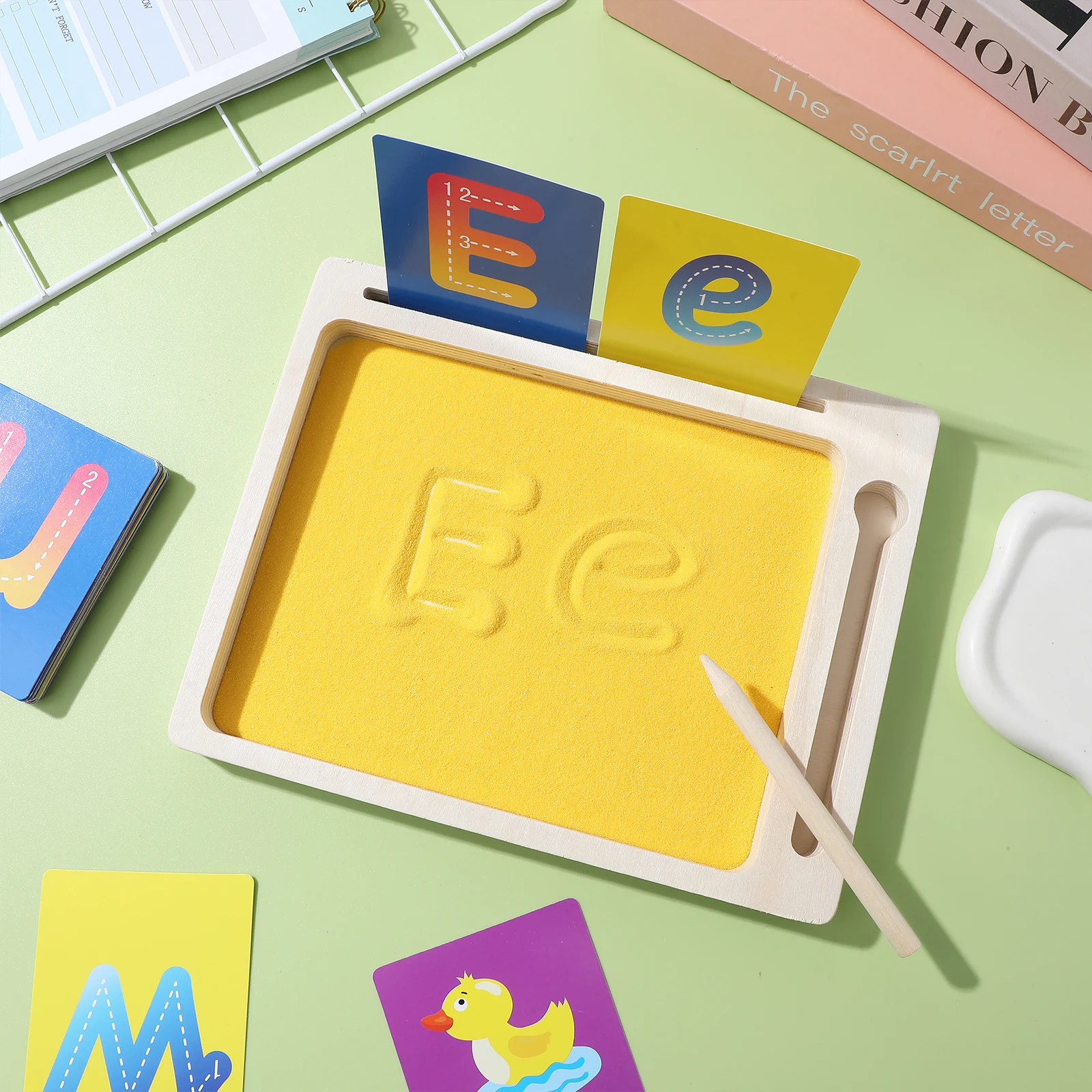 1 set Children Writing Teaching Aids Sand Tray Kids Safe Multifunctional Preschool Activities Montessori Toy Letter Practice Set
1 set Children Writing Teaching Aids Sand Tray Kids Safe Multifunctional Preschool Activities Montessori Toy Letter Practice Set
