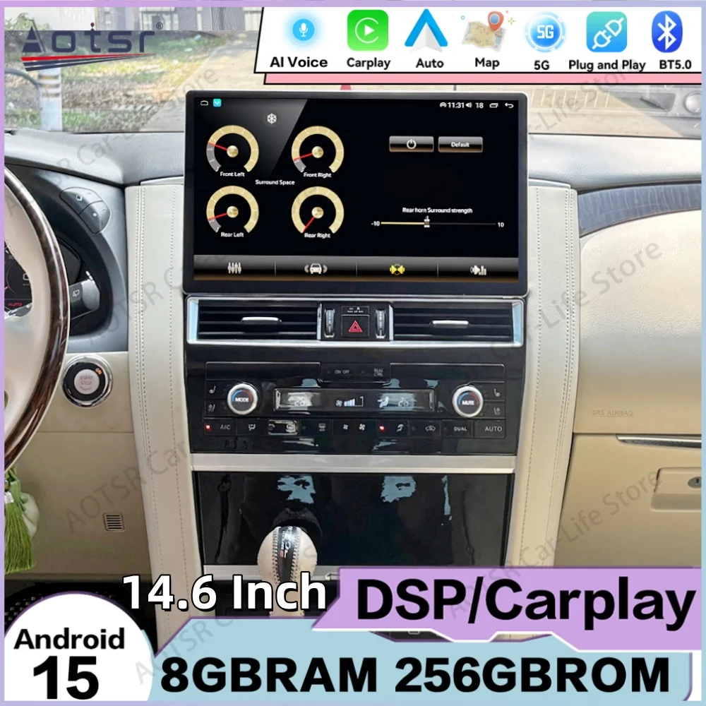 For Nissan Patrol Y62 Amada For Infiniti QX80 QX56 2012~2020 Android Multimedia Radio GPS Navigation Stereo Receiver Head Unit
For Nissan Patrol Y62 Amada For Infiniti QX80 QX56 2012~2020 Android Multimedia Radio GPS Navigation Stereo Receiver Head Unit