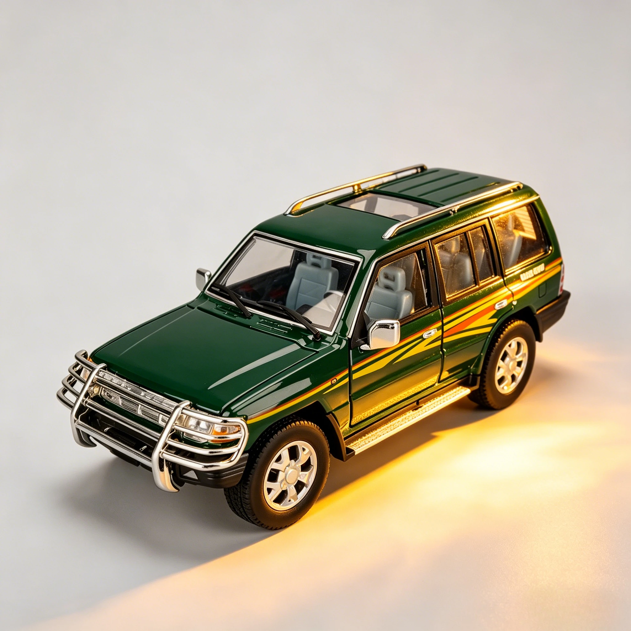 1:18 Pajero Miniature Car Toy Model Alloy Diecast Vehicles Pull Back Sound Light SUV Models Gifts for Children
1:18 Pajero Miniature Car Toy Model Alloy Diecast Vehicles Pull Back Sound Light SUV Models Gifts for Children