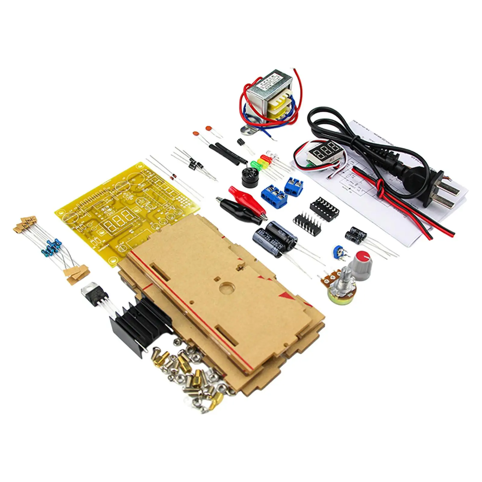 LM317 Регулируемый комплект платы питания Компактный прочный DIY Проект DIY Набор для обучения блоку питания DIY Электронный комплект «сделай сам» для взрослых
LM317 Регулируемый комплект платы питания Компактный прочный DIY Проект DIY Набор для обучения блоку питания DIY Электронный комплект «сделай сам» для взрослых