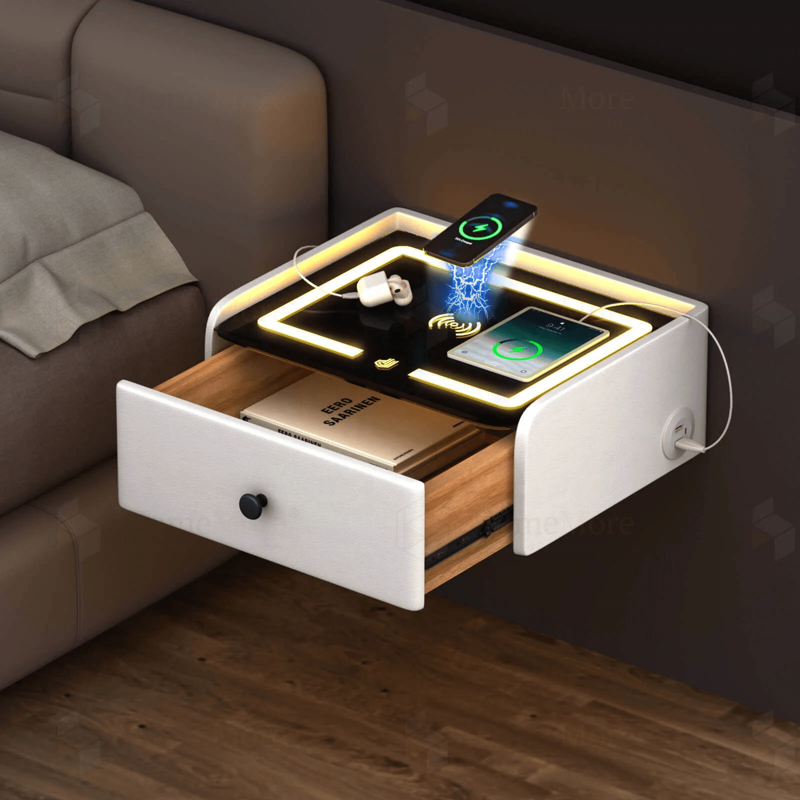 Smart Table Charger Fast Wireless Table Charging Station New Design Wall-mounted Smart Bedside Table With Wireless Usb
Smart Table Charger Fast Wireless Table Charging Station New Design Wall-mounted Smart Bedside Table With Wireless Usb