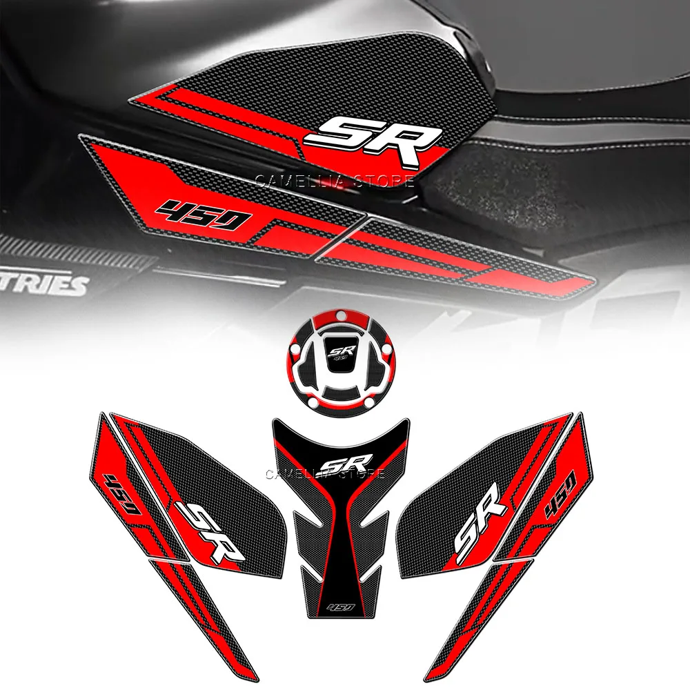 Motorcycle Sticker Set - New 3D Epoxy Resin Waterproof Black Red Motorcycle Fuel Tank Floor Protection Sticker for CFMOTO 450SR
Motorcycle Sticker Set - New 3D Epoxy Resin Waterproof Black Red Motorcycle Fuel Tank Floor Protection Sticker for CFMOTO 450SR