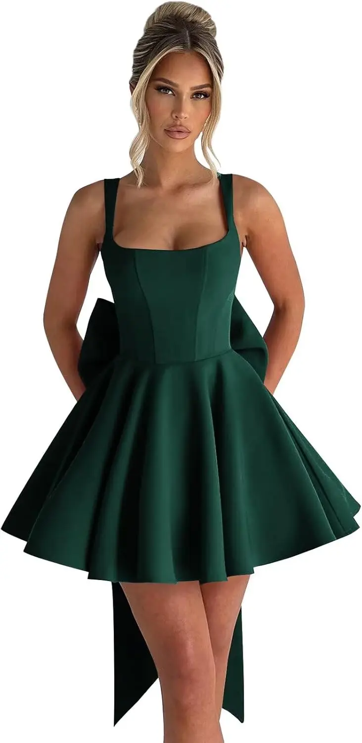 Корсетные платья для встречи выпускников для подростков Атласное мини-платье с бантом Короткое коктейльное платье для выпускного вечера для женщин выше колена, Мини-платья для выпускного вечера
Корсетные платья для встречи выпускников для подростков Атласное мини-платье с бантом Короткое коктейльное платье для выпускного вечера для женщин выше колена, Мини-платья для выпускного вечера