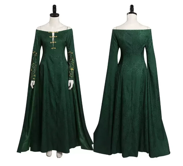 TV Dragon 2 Cosplay House Costume Alicent Hightower Fantasy Medieval Dress Disguise Halloween Adult Women Fantasia Party Outfits
TV Dragon 2 Cosplay House Costume Alicent Hightower Fantasy Medieval Dress Disguise Halloween Adult Women Fantasia Party Outfits