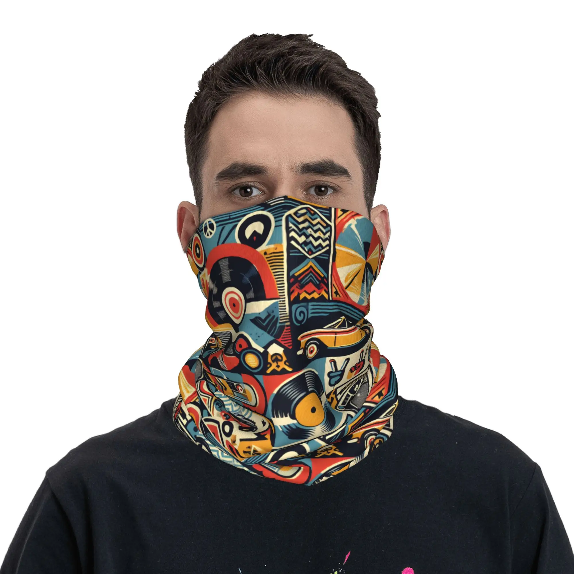 Retro Inspired Bandana Neck Cover Printed Magic Scarf Face Mask Running Unisex Adult Breathable
Retro Inspired Bandana Neck Cover Printed Magic Scarf Face Mask Running Unisex Adult Breathable