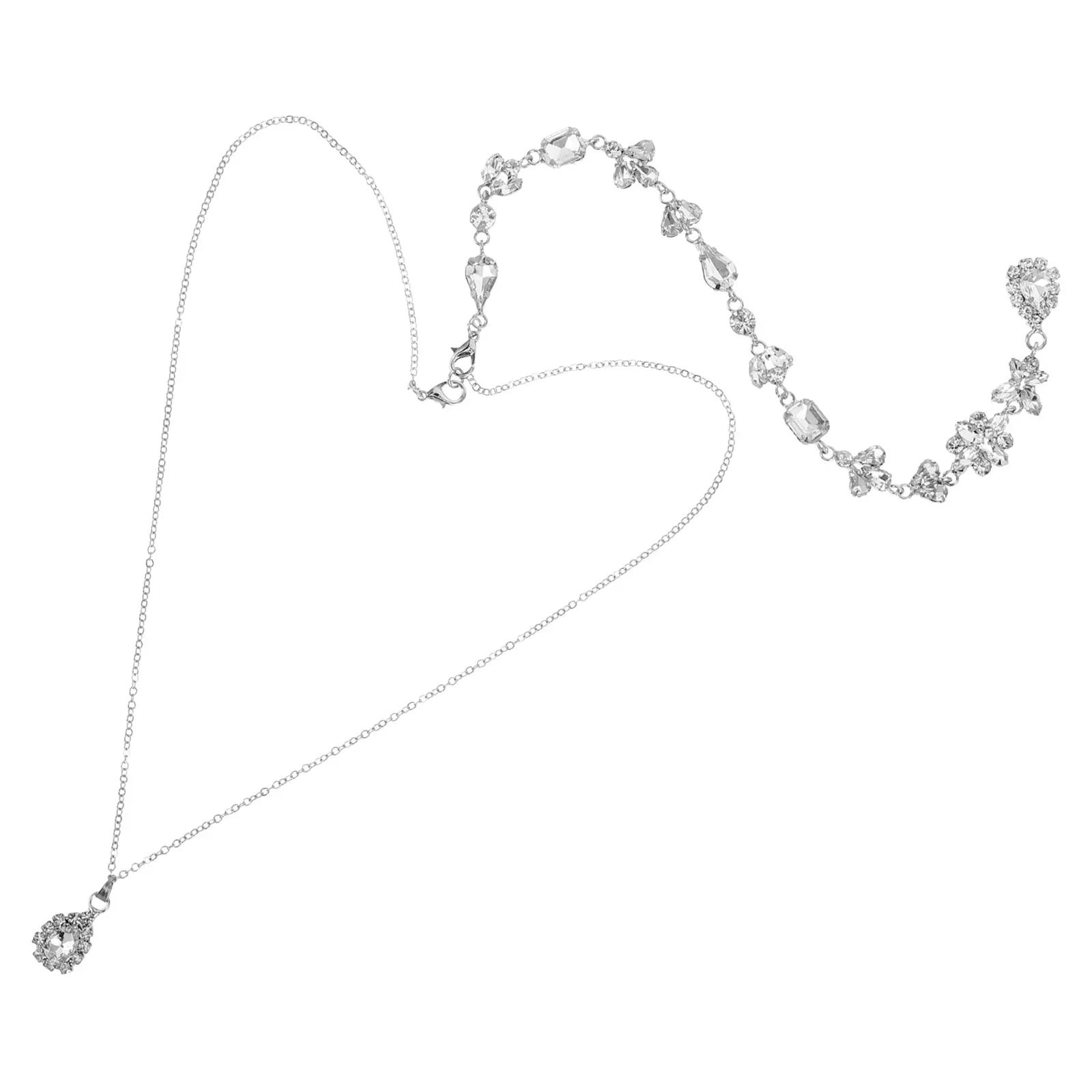 Backless Body Chain Necklace Elegant Ladies Bridal Pendant Long Necklaces for Women Party Wedding Gifts
Backless Body Chain Necklace Elegant Ladies Bridal Pendant Long Necklaces for Women Party Wedding Gifts