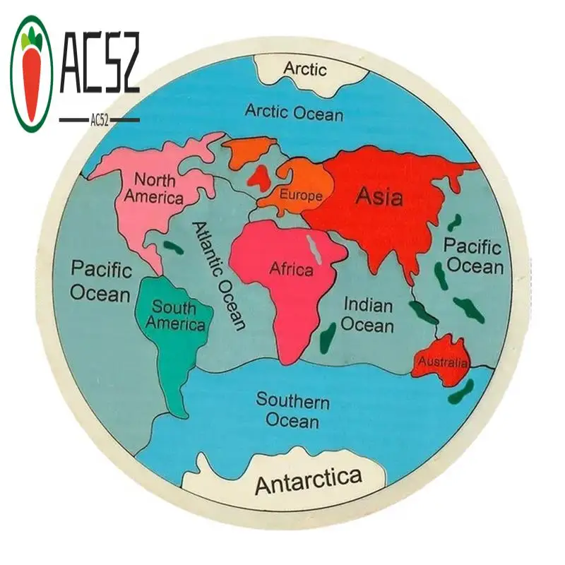 AC52-Montessori Wooden World Map Puzzle For Kids 3-6 Interactive Geography Learning With Continents Oceans Wooden Jigsaw 
AC52-Montessori Wooden World Map Puzzle For Kids 3-6 Interactive Geography Learning With Continents Oceans Wooden Jigsaw