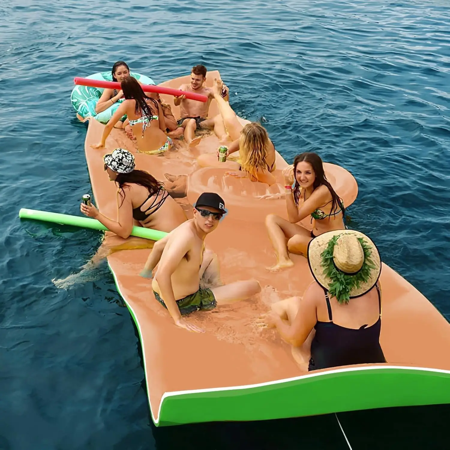 18ft 3-Layer Tear-Resistant XPE Foam Floating Water Mat for Lake & Pool, Custom
18ft 3-Layer Tear-Resistant XPE Foam Floating Water Mat for Lake & Pool, Custom