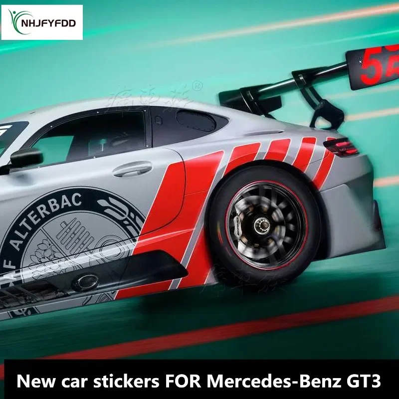 Car stickers FOR Mercedes-Benz GT3 body custom exterior decoration special racing car decals film accessories
Car stickers FOR Mercedes-Benz GT3 body custom exterior decoration special racing car decals film accessories