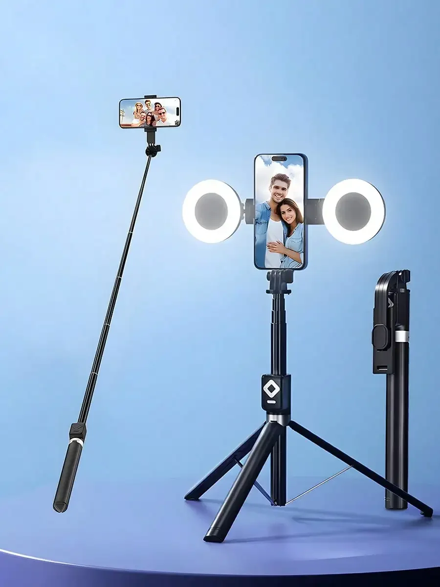 New 6 In 1 Selfie Stick With Fill Light,Phone Tripod & Wireless Remote Page Turner,Bluetooth Camera Video Recording Remote,Music Control,, Travel, Fill Light, Outdoor Activities
New 6 In 1 Selfie Stick With Fill Light,Phone Tripod & Wireless Remote Page Turner,Bluetooth Camera Video Recording Remote,Music Control,, Travel, Fill Light, Outdoor Activities