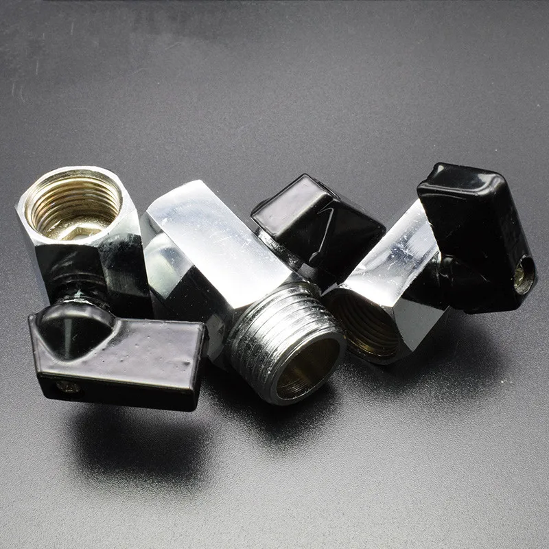 1PSC Мини-шаровой кран с короткой ручкой, женская и мужская ручка-бабочка 1/4 дюйма, 3/8 дюйма, 1/2 дюйма 
1PSC Мини-шаровой кран с короткой ручкой, женская и мужская ручка-бабочка 1/4 дюйма, 3/8 дюйма, 1/2 дюйма