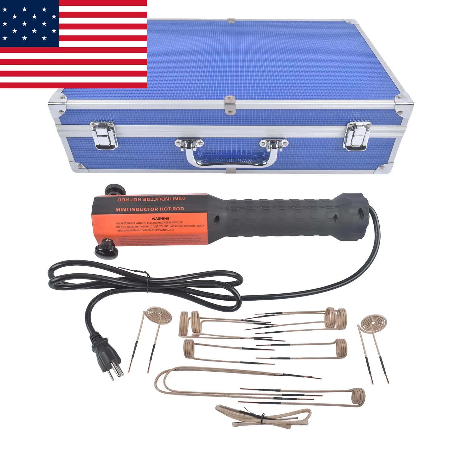 AP03 1.1KW 110V Magnetic Induction Heater Kit Automotive Bolt Heat Tool + 12 Coils
AP03 1.1KW 110V Magnetic Induction Heater Kit Automotive Bolt Heat Tool + 12 Coils