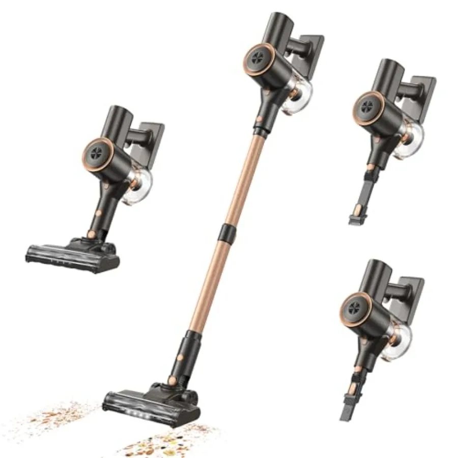 Cordless Vacuum Cleaner Stick Vacuum with LED Display Real-Time Battery Level Rechargeable Cordless Vacuum with 2 Adjustable Su
Cordless Vacuum Cleaner Stick Vacuum with LED Display Real-Time Battery Level Rechargeable Cordless Vacuum with 2 Adjustable Su