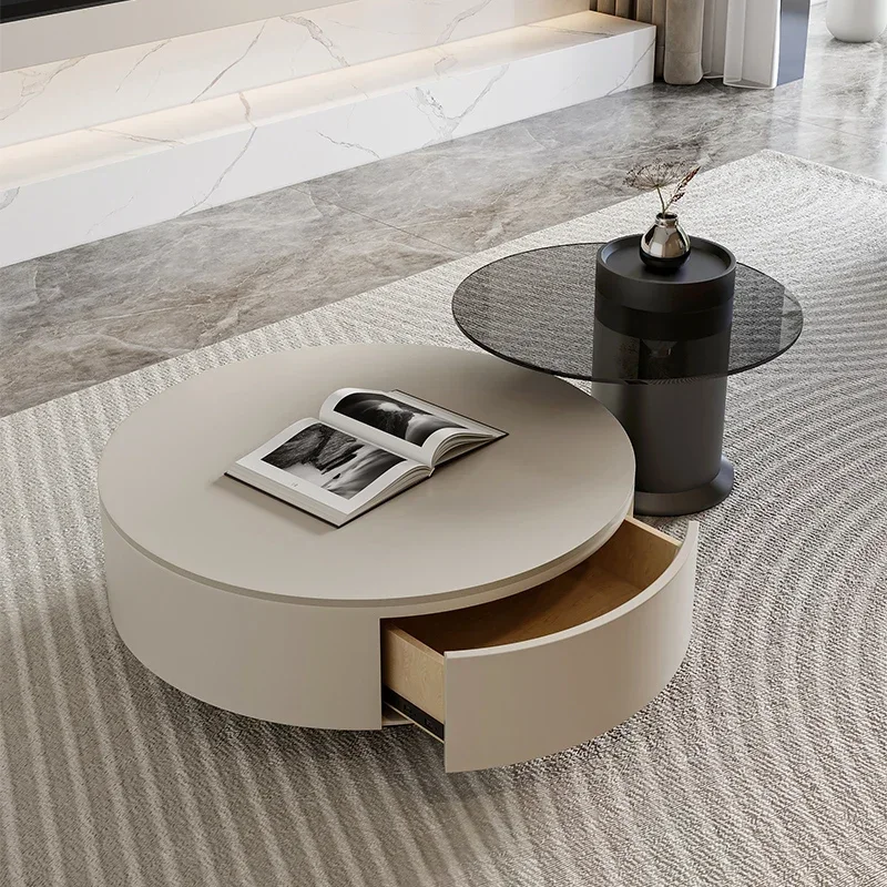 Round Minimalist Coffee Table Living Room Household Luxury Modern Small House Center Side White Couchtisch Furniture Home
Round Minimalist Coffee Table Living Room Household Luxury Modern Small House Center Side White Couchtisch Furniture Home