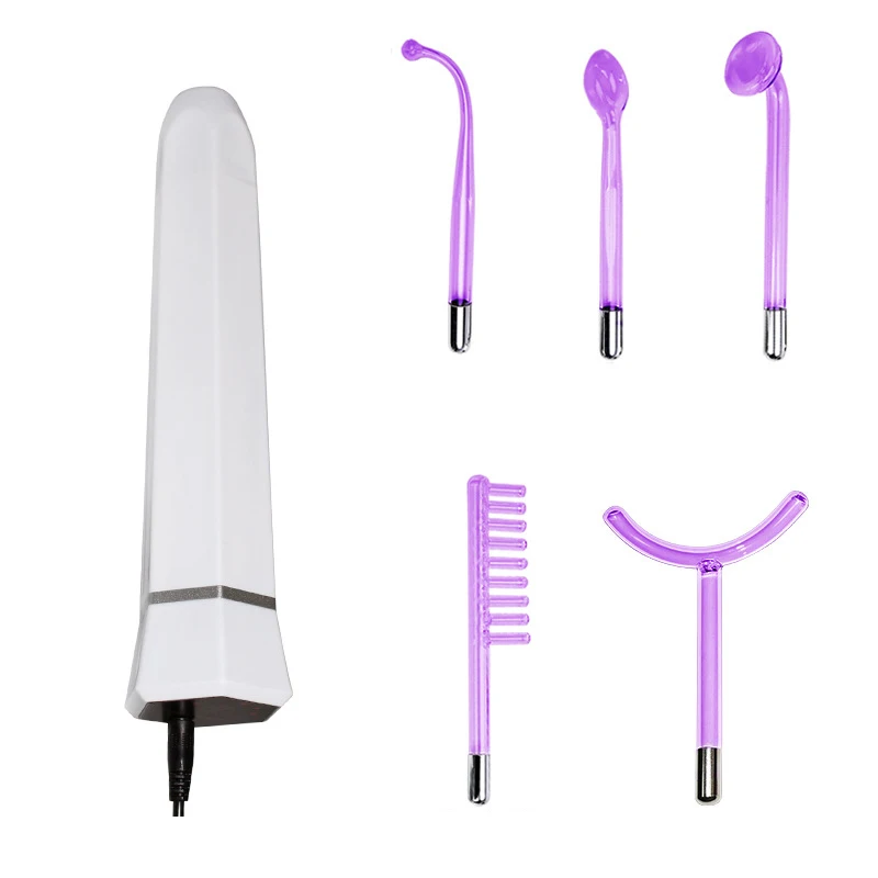 5 in 1 Portable Electric LED Red Purple Light Wand Skin Care Tools Beauty Instrument
5 in 1 Portable Electric LED Red Purple Light Wand Skin Care Tools Beauty Instrument