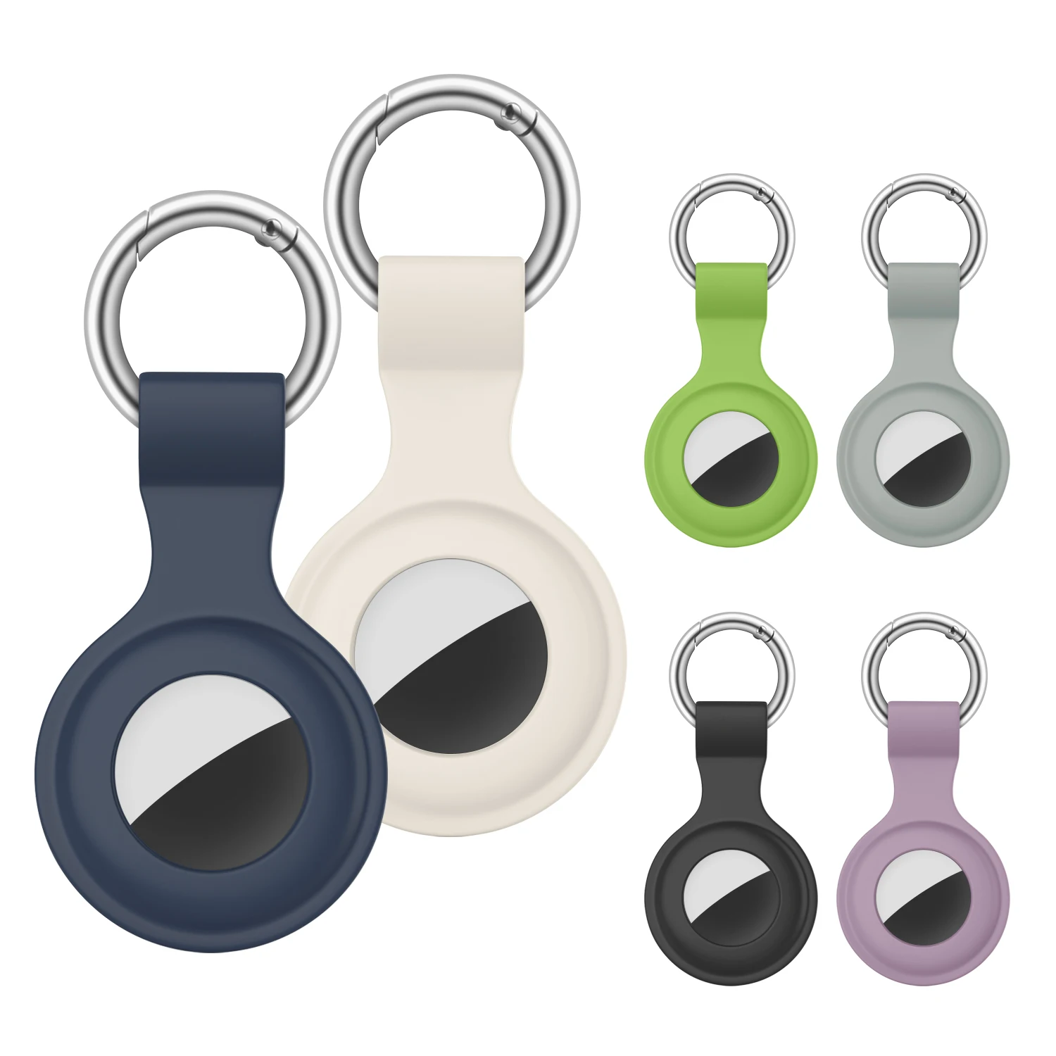Silicone Cover for Apple Airtags Case Protective Shell Tracker Accessories Anti-scratch Sleeve Keychain For Apple Air tag 2 case
Silicone Cover for Apple Airtags Case Protective Shell Tracker Accessories Anti-scratch Sleeve Keychain For Apple Air tag 2 case