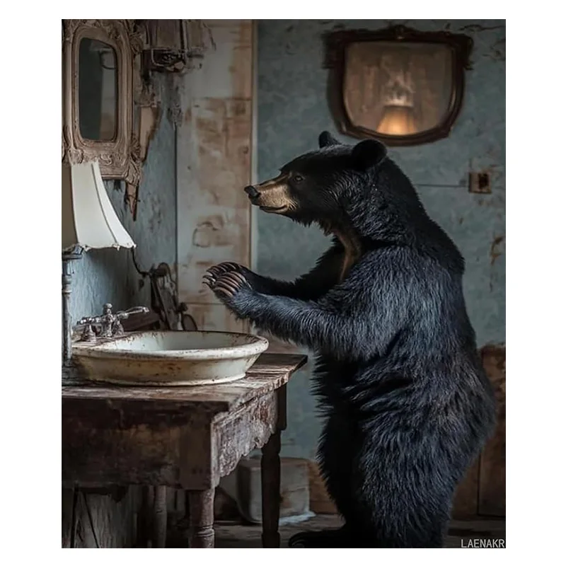 AB дрель для взрослых, набор для алмазной живописи, животное, черный медведь, узор, стразы, художественный набор для рисования, фермерский стиль, украшение для гостиной
AB дрель для взрослых, набор для алмазной живописи, животное, черный медведь, узор, стразы, художественный набор для рисования, фермерский стиль, украшение для гостиной