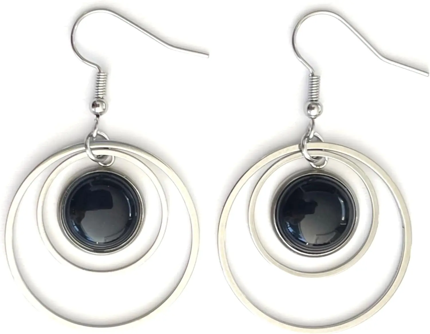 - Women's Earrings Stainless Steel Hoops with Natural Stones - Semi-Precious Gemstones in Colors Amulet
- Women's Earrings Stainless Steel Hoops with Natural Stones - Semi-Precious Gemstones in Colors Amulet