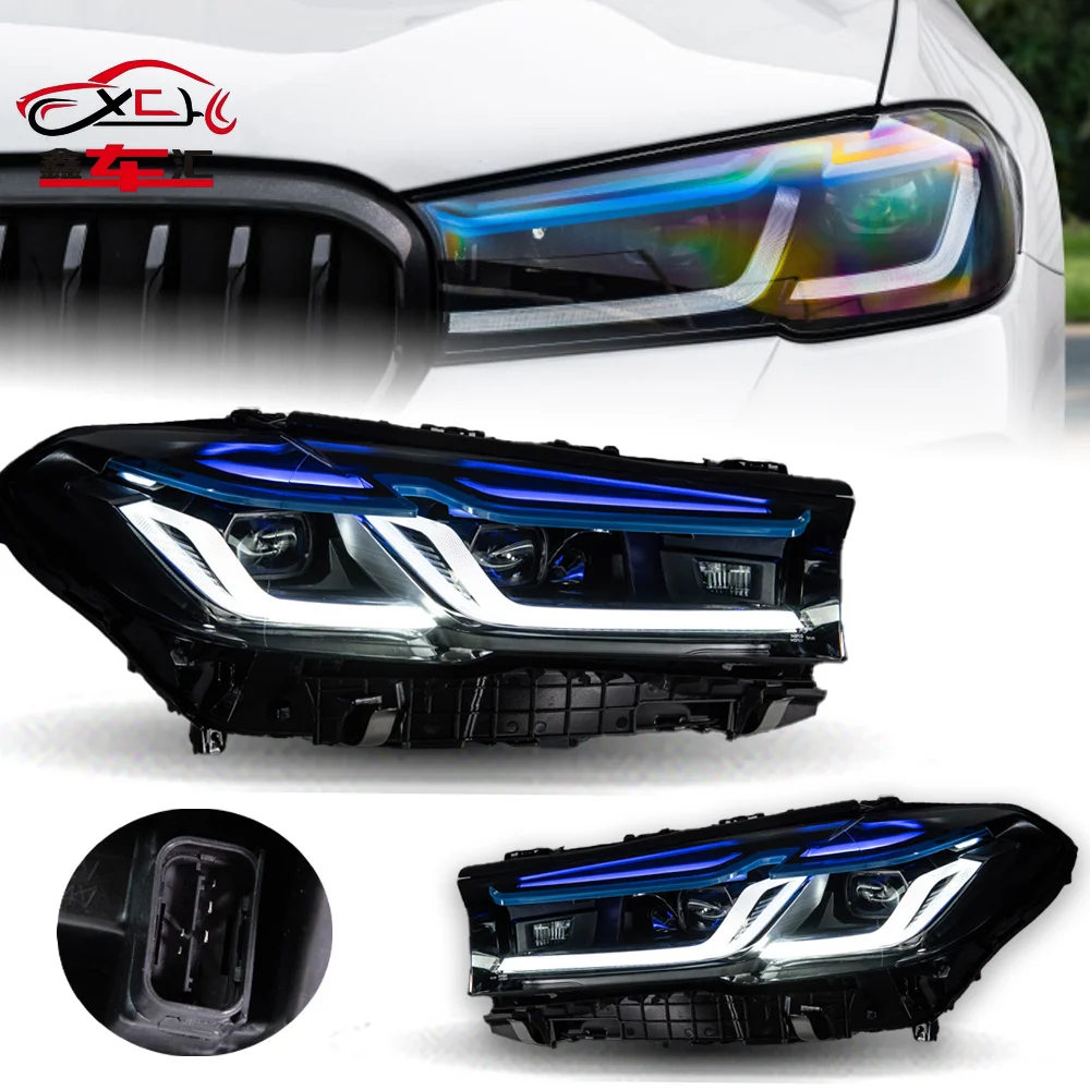 Car Styling Head Lamp for 5 Series G30 G38 Headlights 2018-2022 Headlight LED DRL Signal Projector Lens Automotive Accessories
Car Styling Head Lamp for 5 Series G30 G38 Headlights 2018-2022 Headlight LED DRL Signal Projector Lens Automotive Accessories