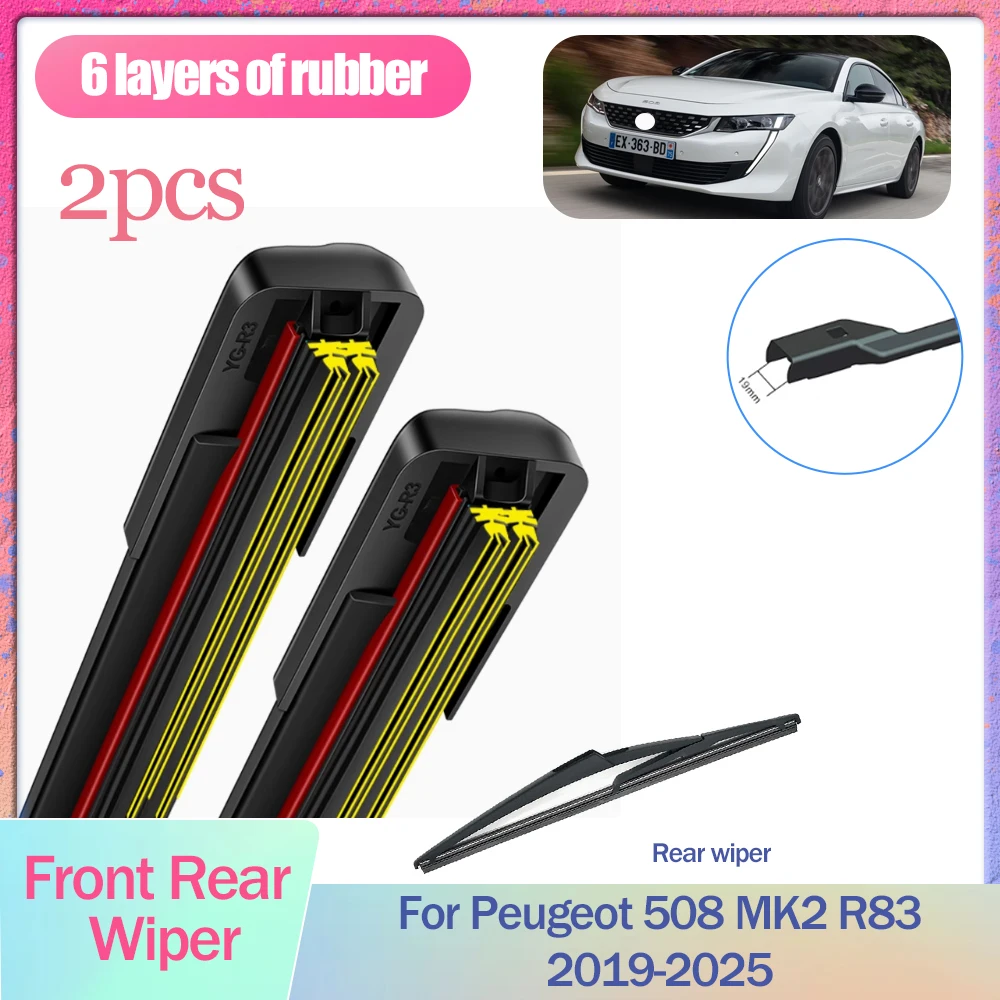 Windscreen Wipers for Peugeot 508 MK2 R83 2019 2020 2021 2022 2023 2024 2025 Double Rubber Blade Cutter Windshield Accessories
Windscreen Wipers for Peugeot 508 MK2 R83 2019 2020 2021 2022 2023 2024 2025 Double Rubber Blade Cutter Windshield Accessories