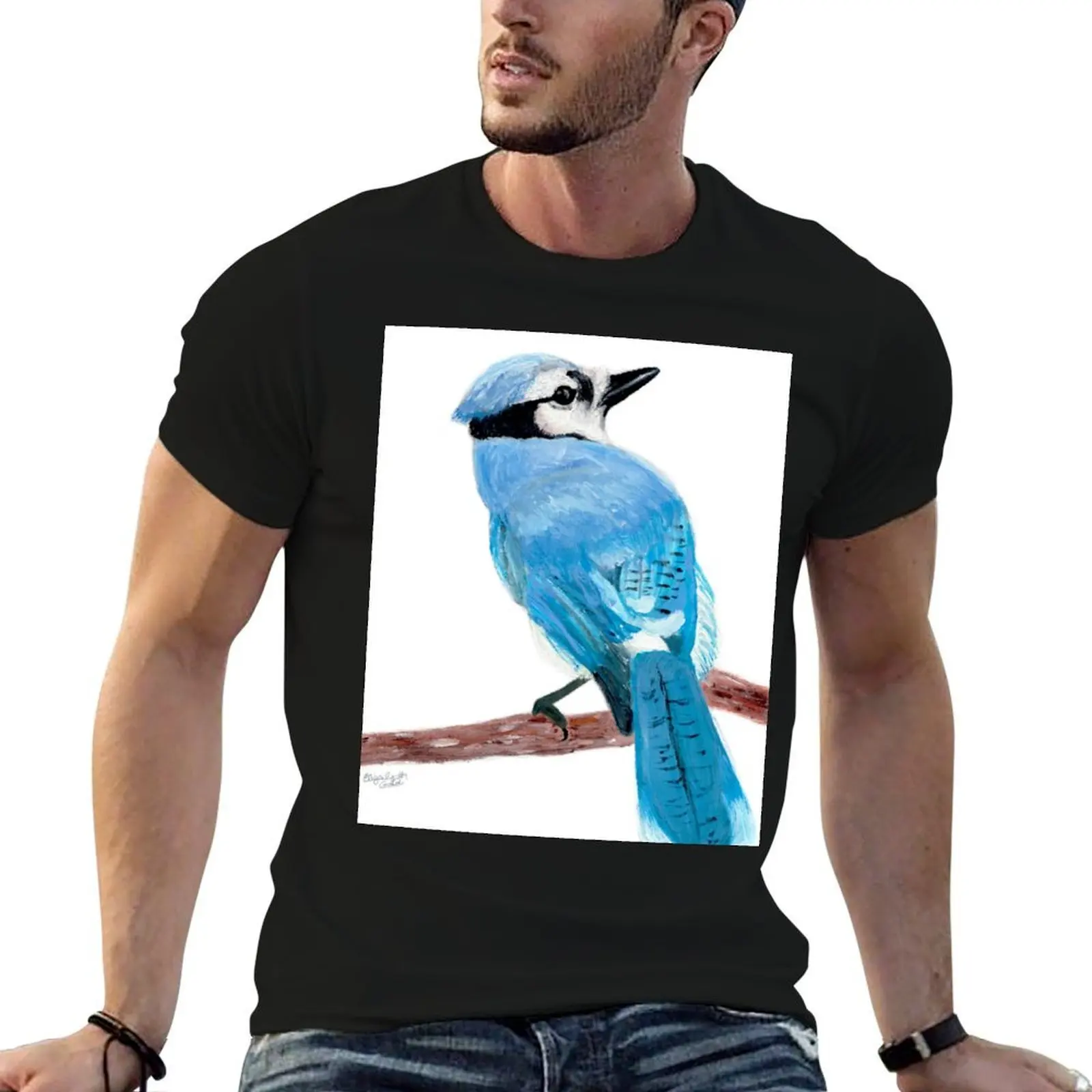Blue Jay on Branch T-Shirt man t shirts for men t shirts for man pack cotton t shirts for man cotton soft T-shirt
Blue Jay on Branch T-Shirt man t shirts for men t shirts for man pack cotton t shirts for man cotton soft T-shirt
