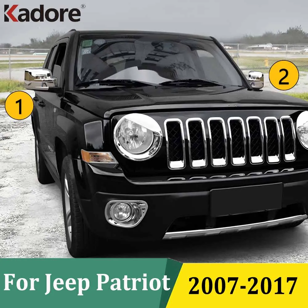 Для Jeep Patriot 2007-2017: хромированные накладки на боковые зеркала заднего вида из АБС-пластика, аксессуары для автомобиля
Для Jeep Patriot 2007-2017: хромированные накладки на боковые зеркала заднего вида из АБС-пластика, аксессуары для автомобиля