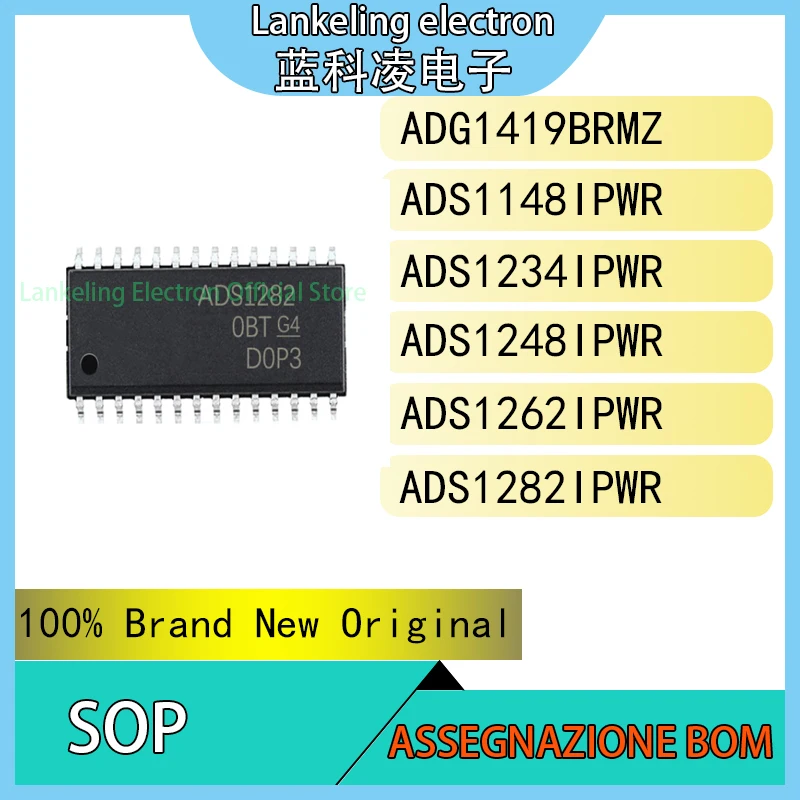 ADG1419BRMZ ADS1148IPWR ADS1234IPWR ADS1248IPWR ADS1262IPWR ADS1282IPWR 100% Brand New Original Chip IC SOP
ADG1419BRMZ ADS1148IPWR ADS1234IPWR ADS1248IPWR ADS1262IPWR ADS1282IPWR 100% Brand New Original Chip IC SOP