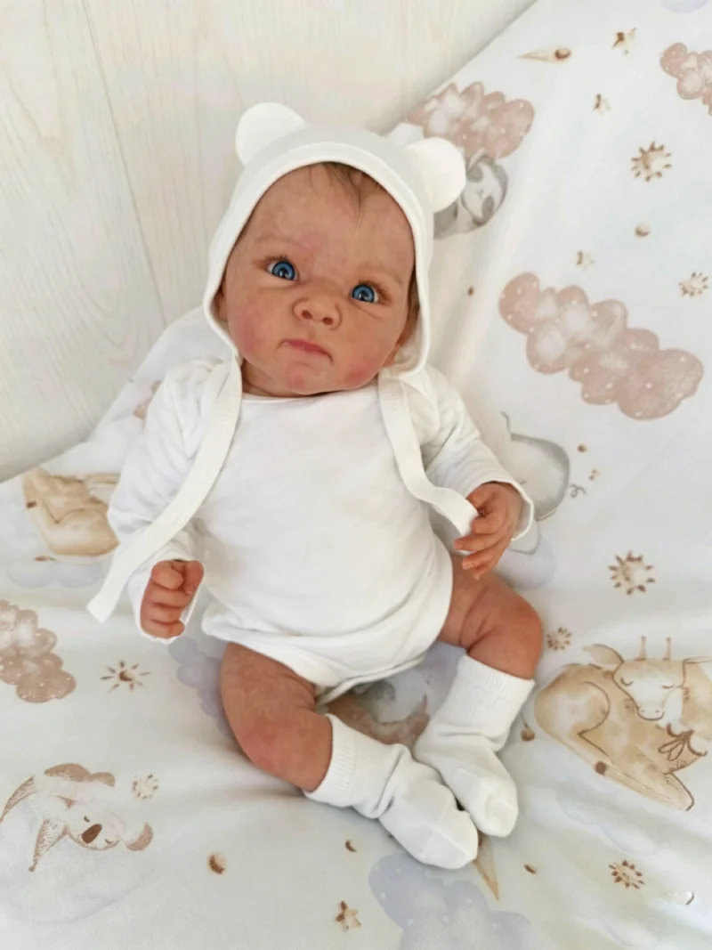 48CM Reborn Bettie Lifelike Multiple Layers Painting 3D Skin Visible Veins with Hand Root Hair Muñecas Reborn
48CM Reborn Bettie Lifelike Multiple Layers Painting 3D Skin Visible Veins with Hand Root Hair Muñecas Reborn