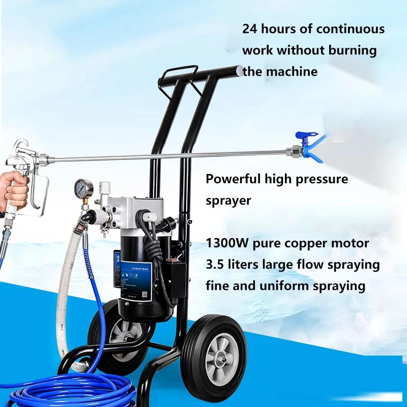Q19 Electric high pressure latex paint diaphragm sprayer for interior wall general spray paint machine small paint sprayer
Q19 Electric high pressure latex paint diaphragm sprayer for interior wall general spray paint machine small paint sprayer