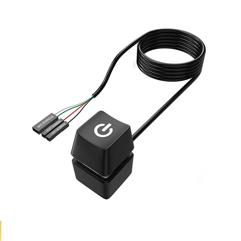 ABEP-LED Light Computer Desktop Switch PC Motherboard External Start Power Button Extension Cable for Home Office 10M Black
ABEP-LED Light Computer Desktop Switch PC Motherboard External Start Power Button Extension Cable for Home Office 10M Black