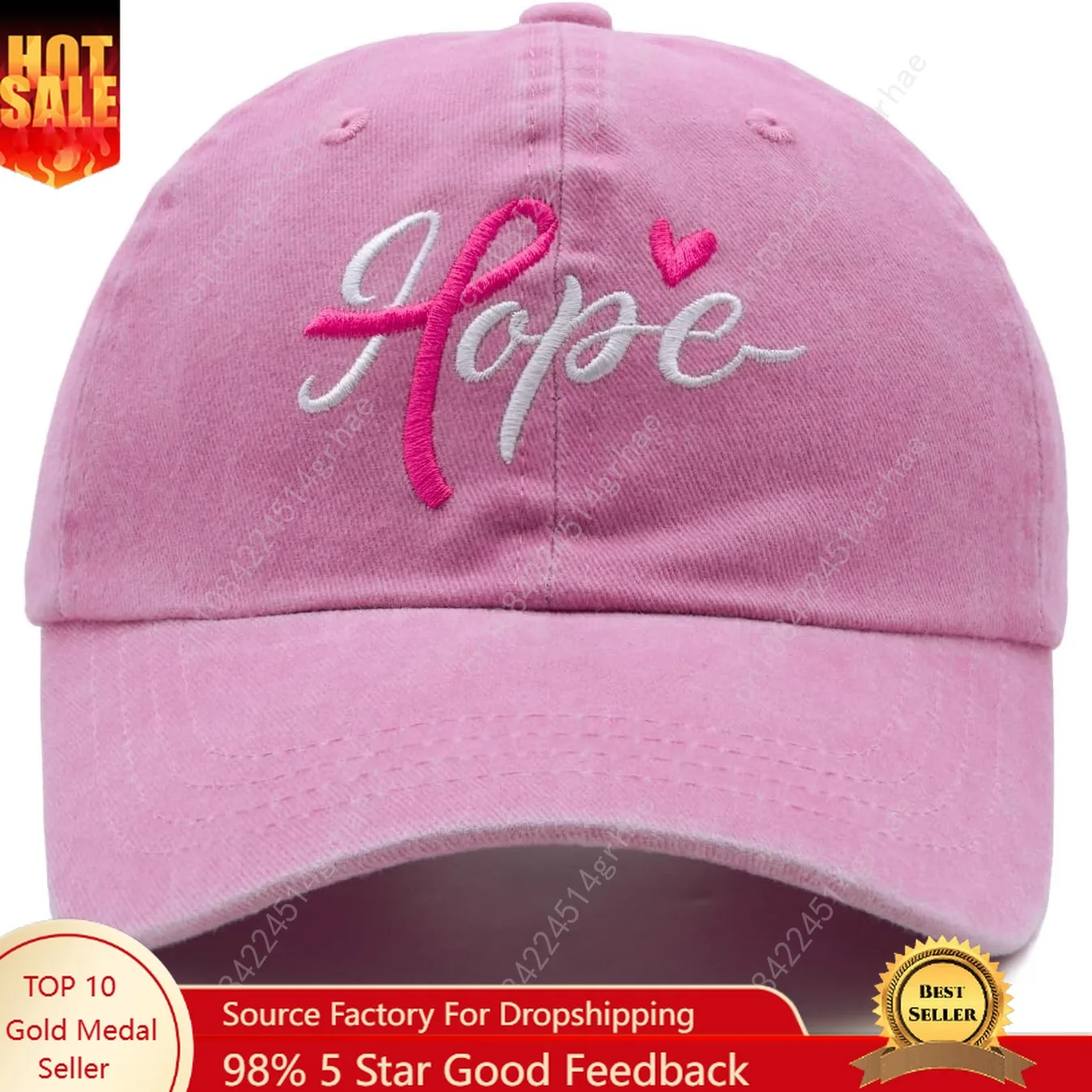 Waldeal Fight Cancer Inspirational Gifts for Women, Embroidered Adjustable Breast Cancer Awareness Hope Hat
Waldeal Fight Cancer Inspirational Gifts for Women, Embroidered Adjustable Breast Cancer Awareness Hope Hat
