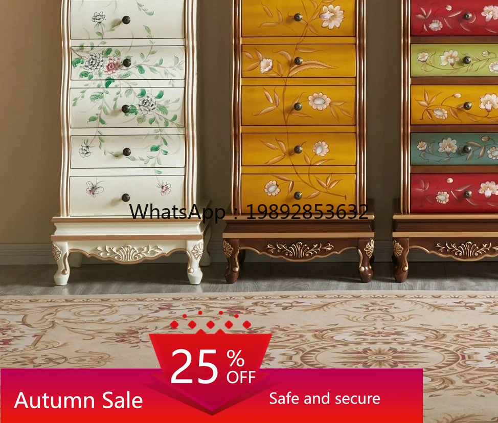 Solid Wood Drawer Painted Jewelry Side Cabinet Storage Cabinet Organizer Tall
Solid Wood Drawer Painted Jewelry Side Cabinet Storage Cabinet Organizer Tall