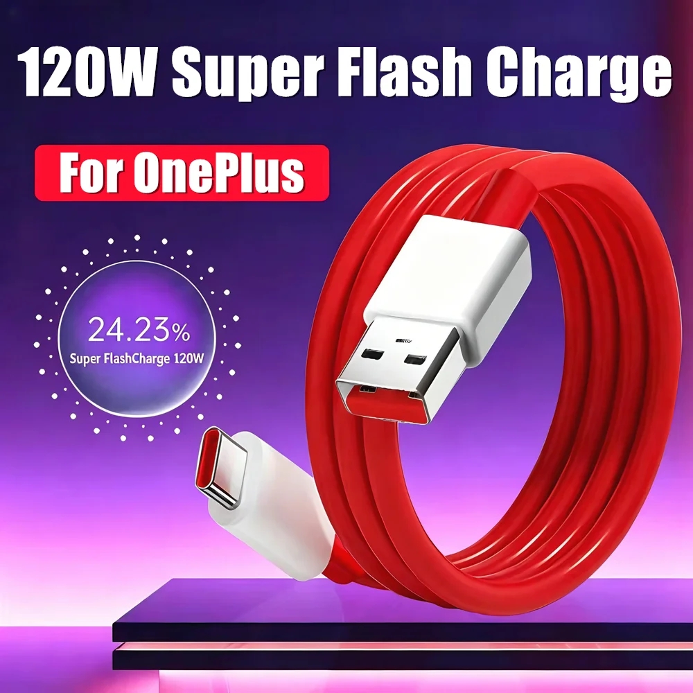 120W Type C USB Super Fast Charging Cable For OnePlus 9 9R 10 Pro 11 12 13 13R 15 15R Nord 2T CE 3 Lite 4 5 6 N20 N30 N200 N300
120W Type C USB Super Fast Charging Cable For OnePlus 9 9R 10 Pro 11 12 13 13R 15 15R Nord 2T CE 3 Lite 4 5 6 N20 N30 N200 N300
