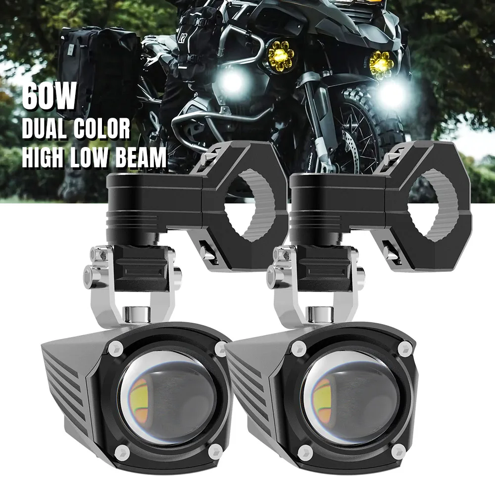 3 Inch 60W High Low Beam White Yellow Fog Lights Motorcycle Headlight Auxiliary Mini Driving Light Dual Color For Motorbike
3 Inch 60W High Low Beam White Yellow Fog Lights Motorcycle Headlight Auxiliary Mini Driving Light Dual Color For Motorbike