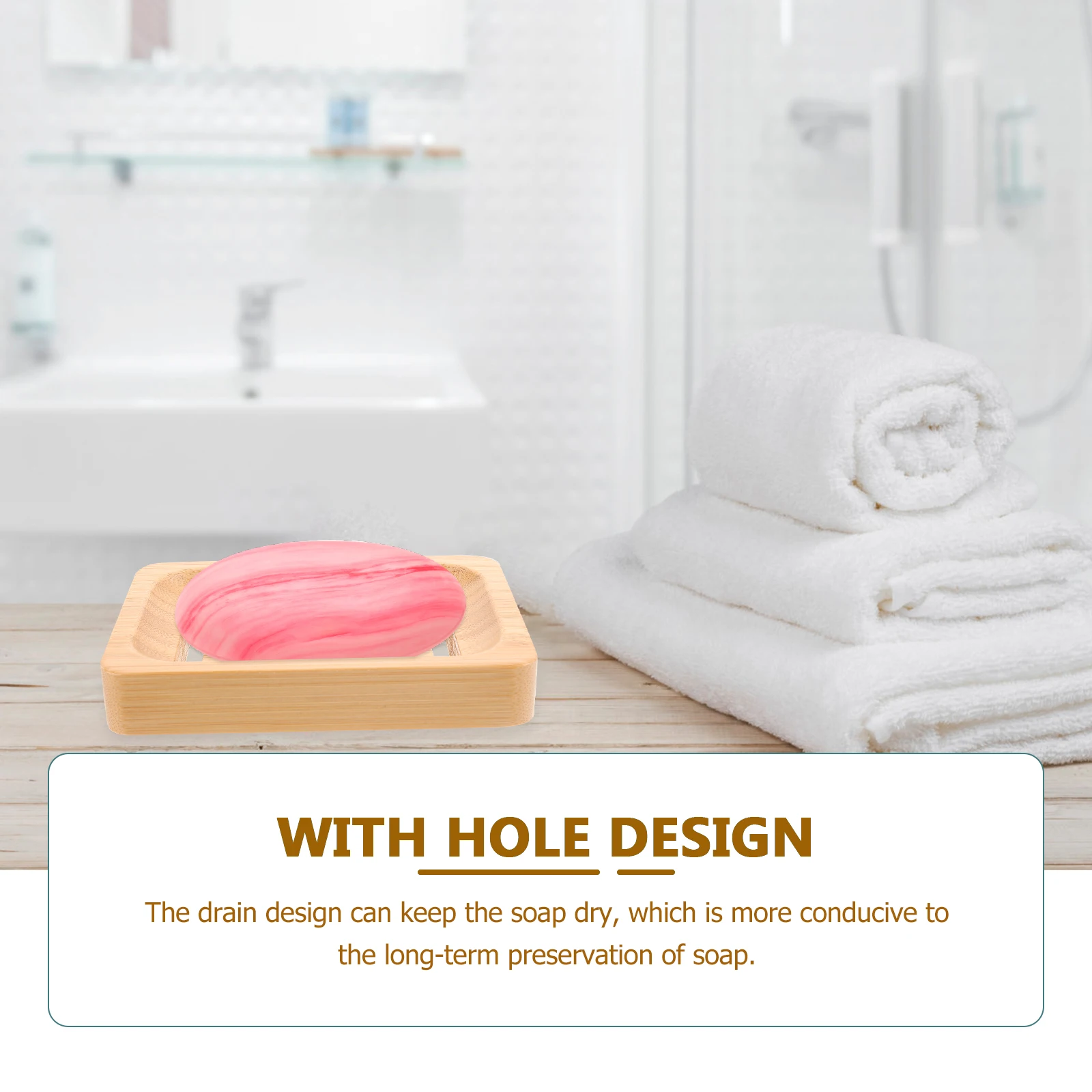 1pc Bamboo Dish With Drainage Design For Bathroom Kitchen Sink Storage Holder Tray Draining Soap Dish Holder Bamboo Soap Tray
1pc Bamboo Dish With Drainage Design For Bathroom Kitchen Sink Storage Holder Tray Draining Soap Dish Holder Bamboo Soap Tray