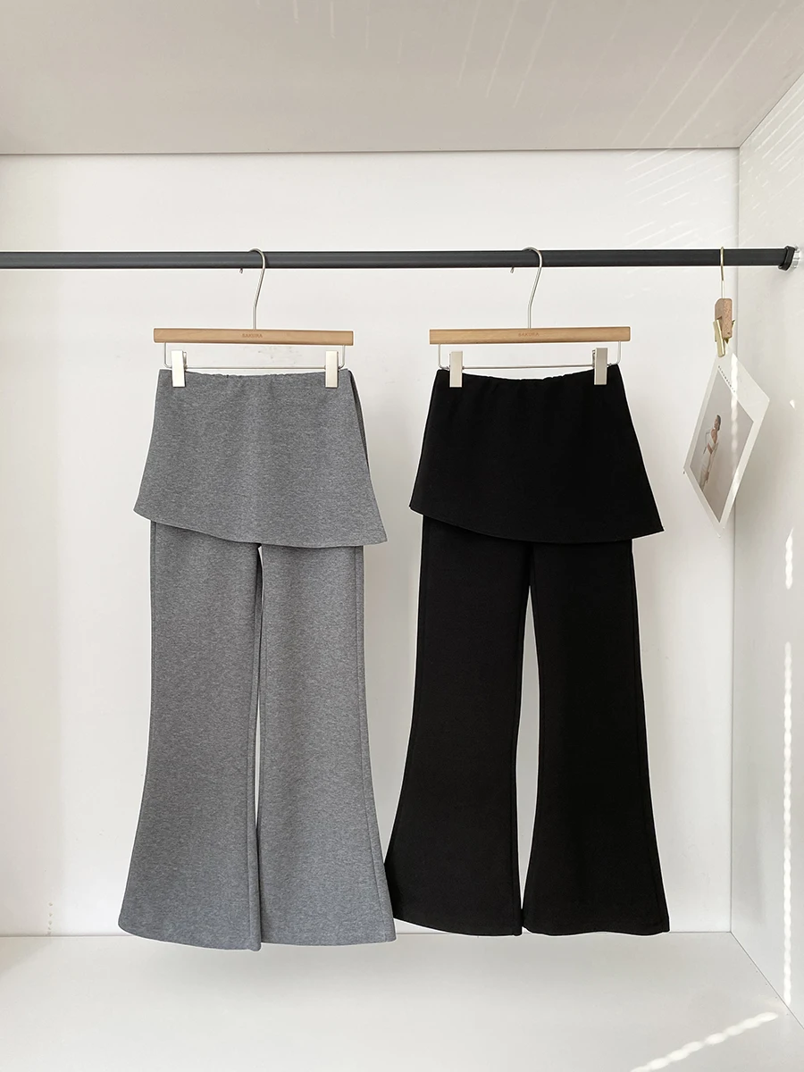 High Waist Flared Pants Women's Commuter Style Casual Trousers Polyester Fiber Pure Color Spring 2026 Fashion Trend
High Waist Flared Pants Women's Commuter Style Casual Trousers Polyester Fiber Pure Color Spring 2026 Fashion Trend