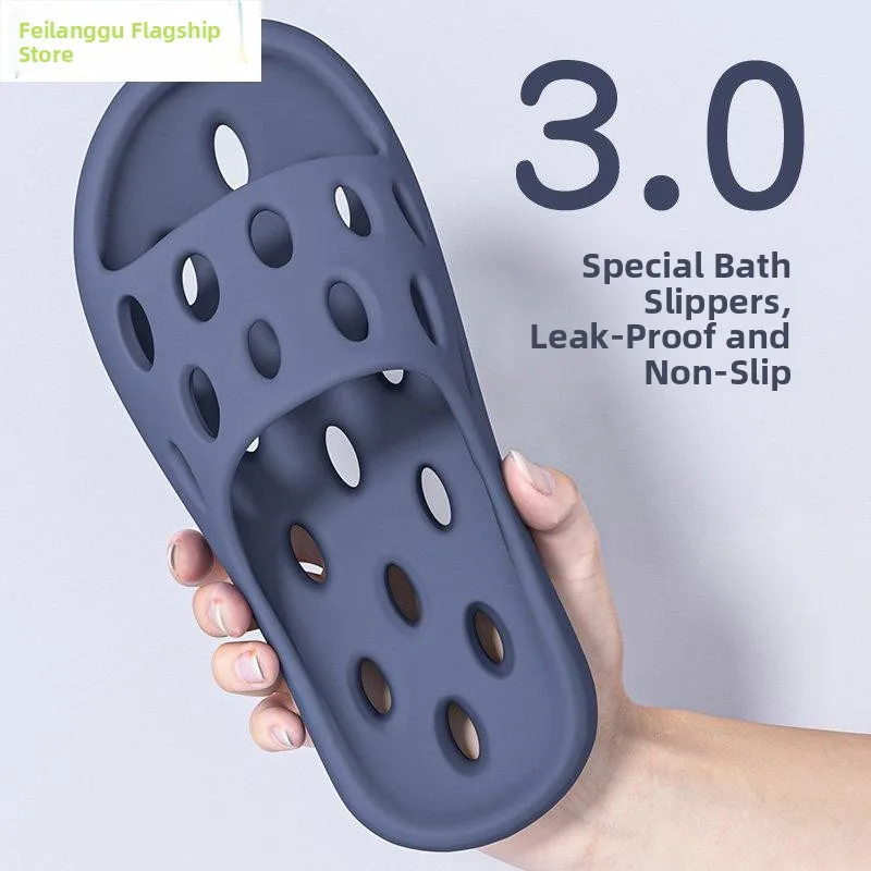 Men's Bathroom Slippers Hollow out Non-Slip Indoor Home Shower Silent Water Drainage EVA Comfortable Spring Autumn Seasonal
Men's Bathroom Slippers Hollow out Non-Slip Indoor Home Shower Silent Water Drainage EVA Comfortable Spring Autumn Seasonal