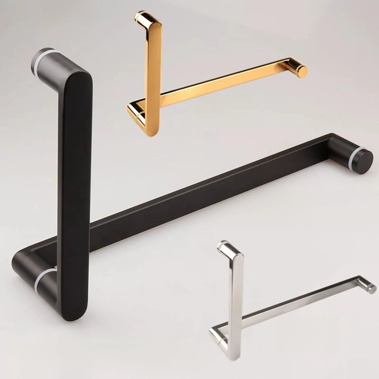 304 stainless steel bathroom glass door handle bathroom sliding door handle square tube L-shaped three hole 225 * 425(H-300)
304 stainless steel bathroom glass door handle bathroom sliding door handle square tube L-shaped three hole 225 * 425(H-300)