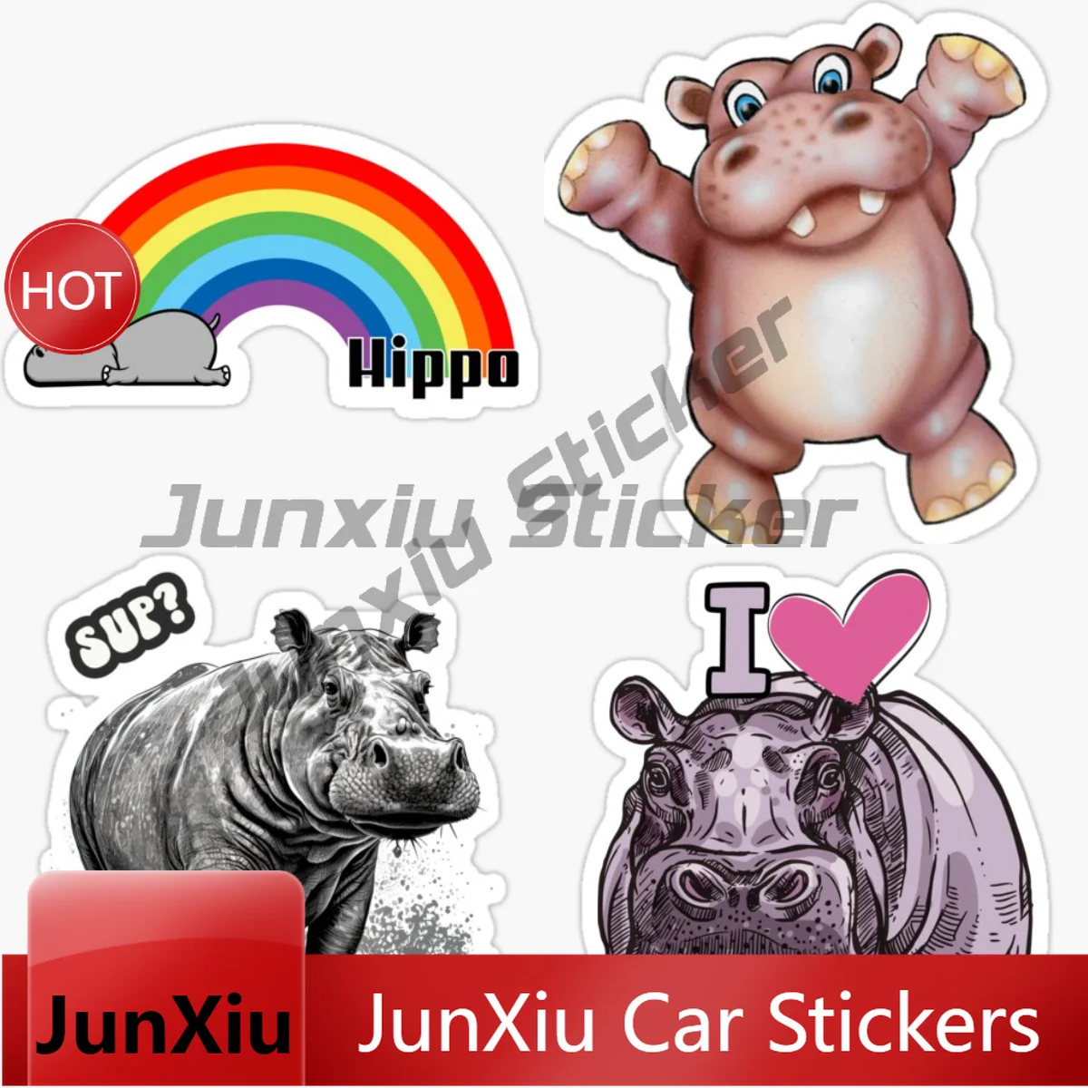 Hippopotamus RIVER KING Car Stickers Bike Motorcycle Laptop Truck Camper Wall Bicycle Waterproof PVC Decal Accessories
Hippopotamus RIVER KING Car Stickers Bike Motorcycle Laptop Truck Camper Wall Bicycle Waterproof PVC Decal Accessories