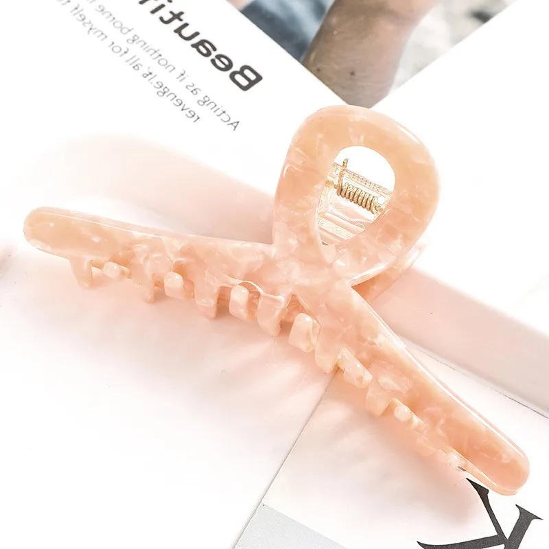 Colorful ponytail acetate hair clip girl uses women's hair accessory hollow fashion acetate hair claw
Colorful ponytail acetate hair clip girl uses women's hair accessory hollow fashion acetate hair claw