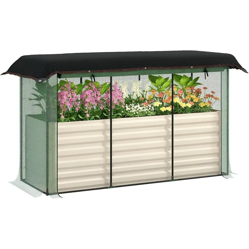5.9ft x 2ft x 1.9ft Galvanized Raised Garden Bed with Crop Cage, Plant Protection Net, and Shade Cloth for Vegetables, Flowers,
5.9ft x 2ft x 1.9ft Galvanized Raised Garden Bed with Crop Cage, Plant Protection Net, and Shade Cloth for Vegetables, Flowers,