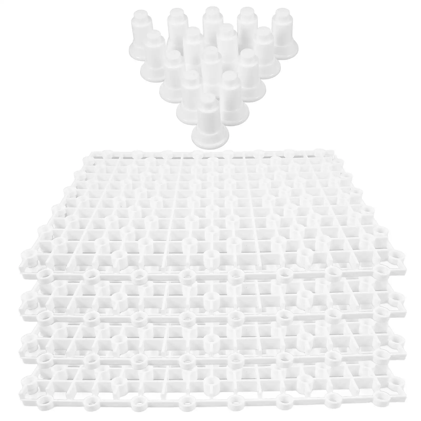 4 Pcs Filter Plate Durable PP Aquarium Crate Separator Bottom Tray Easy Installation Tank Accessories Grid Design
4 Pcs Filter Plate Durable PP Aquarium Crate Separator Bottom Tray Easy Installation Tank Accessories Grid Design